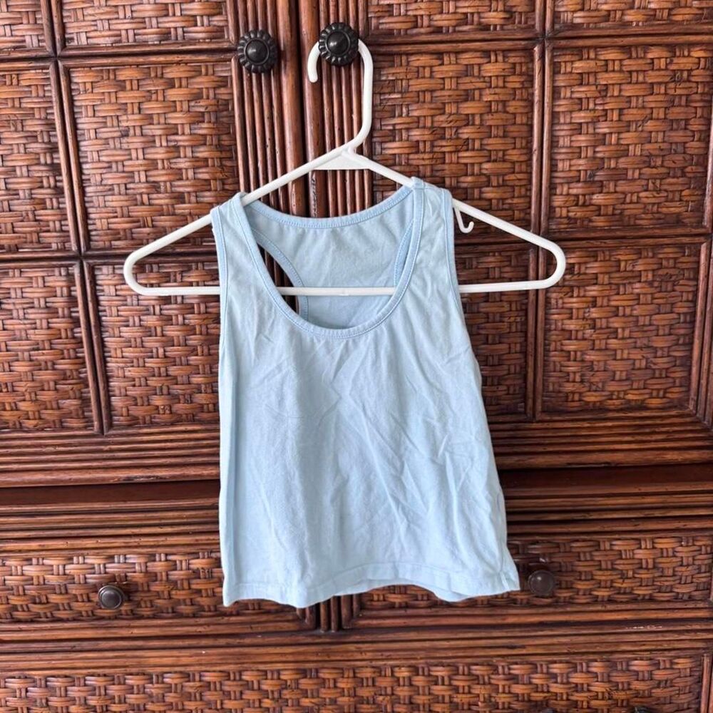 Source-unknown Women's Blue Crop-top